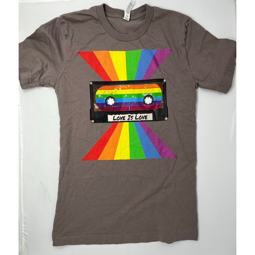 Canvas Love is Love Cassette Tape size XS Pre-Owned fair with hand writing
